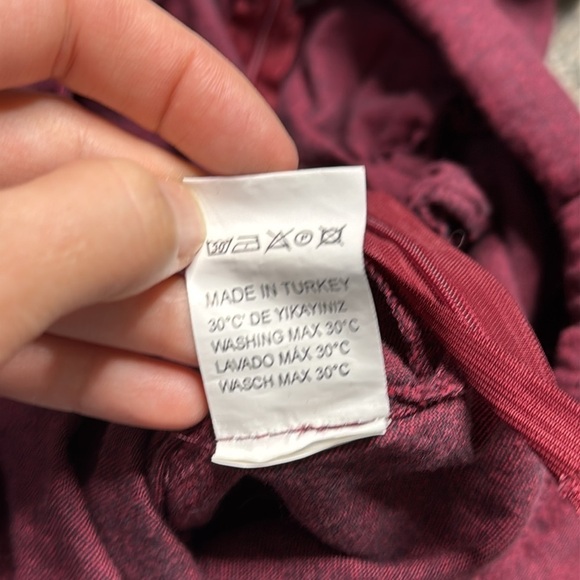 Los Bandito Burgundy Red Overalls Size Small - Picture 10 of 12